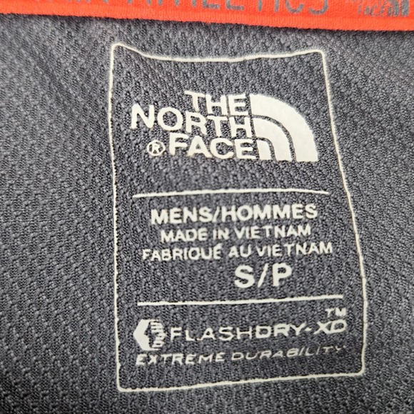 The North Face FlashDry XD Shirt Mens Small Red Black Athletic‎ Performance Tee - Picture 6 of 9